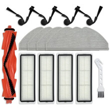 14PCS for Robot Vacuum S40/OV81 Vacuum Cleaner Accessories Main Side Brush Mop Cloth Filters Replacement Parts