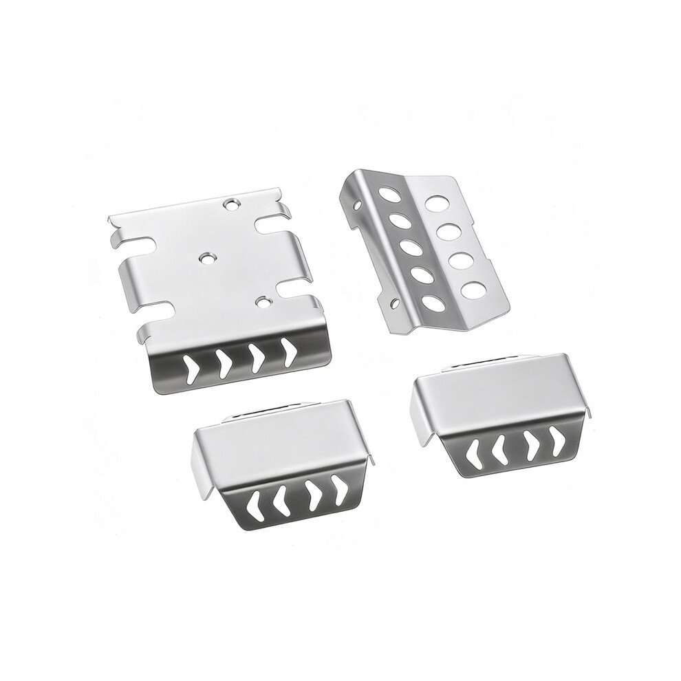 Rc Car Stainless Steel Metal Bumper Chassis Armor Protection Plate For Ruitai Lc79 1/10 86160 Rc Car Upgraded Parts 6031088668633