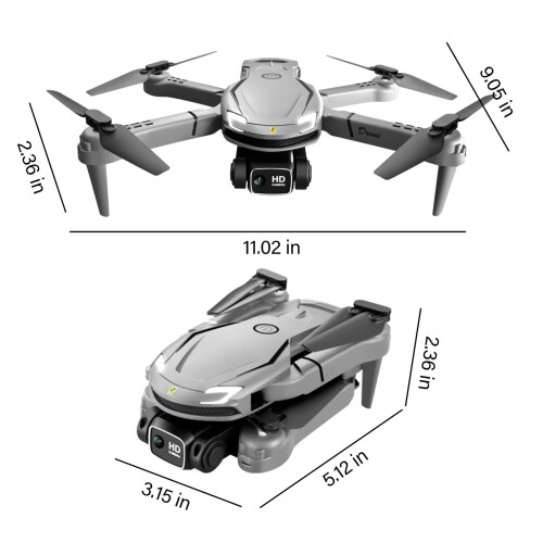8K Professional Dual Camera Drone with Obstacle Avoidance, GPS, 25min Flight, 5000M Range, Grey 1