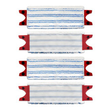 4pcs Mop Pad 14 Inch Ideal for UltraSpeed MicroLite for Smooth Surfaces Wet or Dry Use