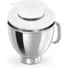 5 Quart Stainless Steel Mixing Bowl with Handle and Lid, for  4.5-5 QT Tilt- Stand Mixers,K45,K45SS,KSM150