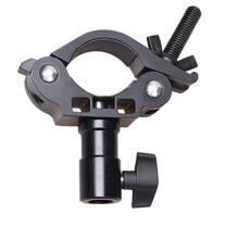 Video Tube Clamp Coupler with Male / Femal Stud 30-35mm 40-50mm for LED Photographic Studio Light Flash Speed Light D