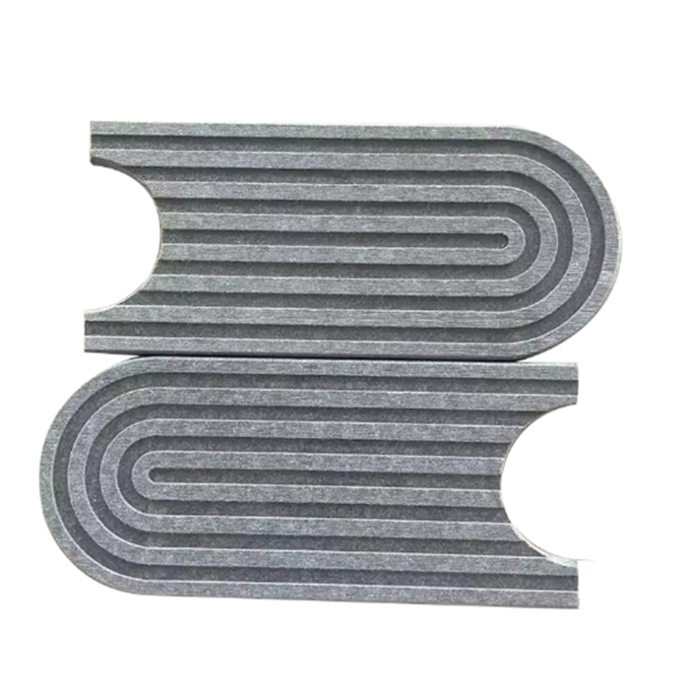 45X10 Kitchen Sink Water Absorbent Stone Sink Tray Fast Drying Sink Faucet Diatomite Mats For Bathroom Counter Gray Saudism