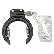 Outdoor Bicycle Horseshoe Lock - Fully Enclosed Steel Pipe Anti-Theft Lock with 2 Keys for Bicycles, Cycling and Gifts