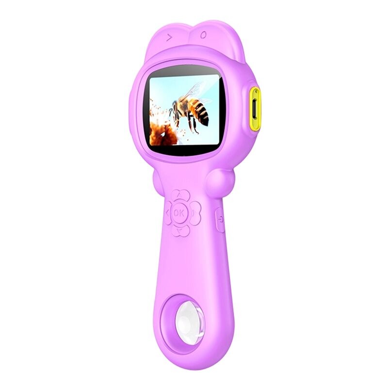 Woled Microscope 200W Kids Optical Microscope with Photo and Video Function 500X Observe ...