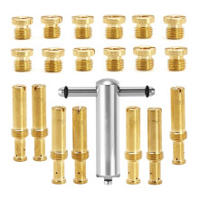 20pcs Carburetor Intermediate Main Jets and Tool Kit for Twin & Sportster S&S Shorty Carb Super E B G