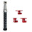 Built-in Spring Telescopic Small Pull Hammer Car Dent Repair Sliding Hammer  Hail Pull Hammer Tool Sets 1