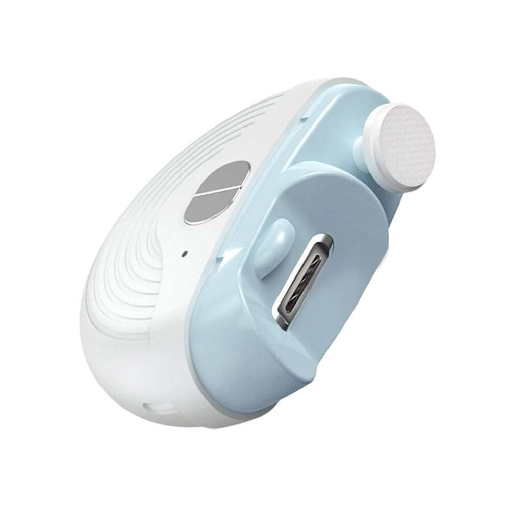 Melitt Electric Nail Clippers 3 Speeds Strong Power Automatic Nail Trimmer With Polisher Light Clip Storage Rechargeable