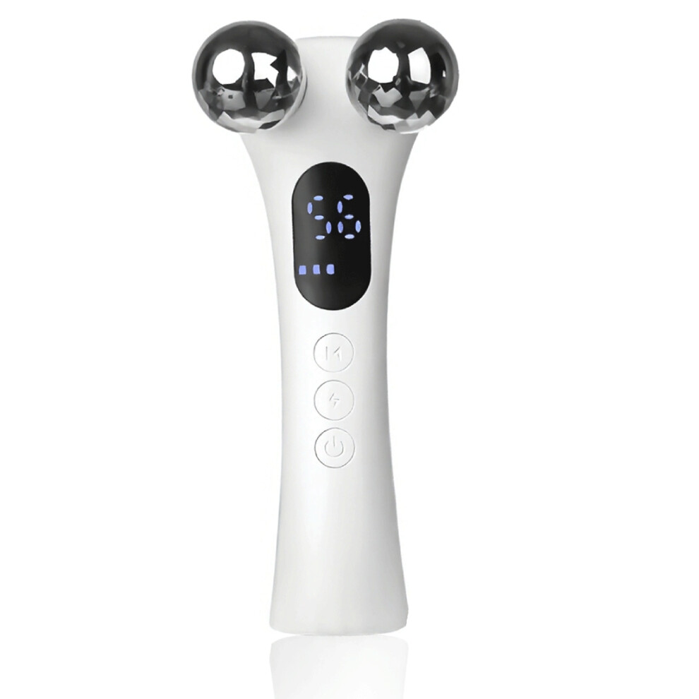 4D Roller Facial Massager EMS Face Lift Device V-Face Skin Tightening Double Chin Remover Eye Care Massage Beauty Roller