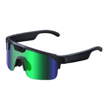 AI Photochromic Sunglasses for Outdoor Bicycle Cycling Running Eyewear Windproof Goggles Oversize Shades A