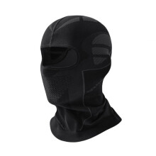 Men Women Winter Ski Mask Mech-Style Ski & Motorcycle Mask Windproof Balaclava, Full Face with Vent Holes Black