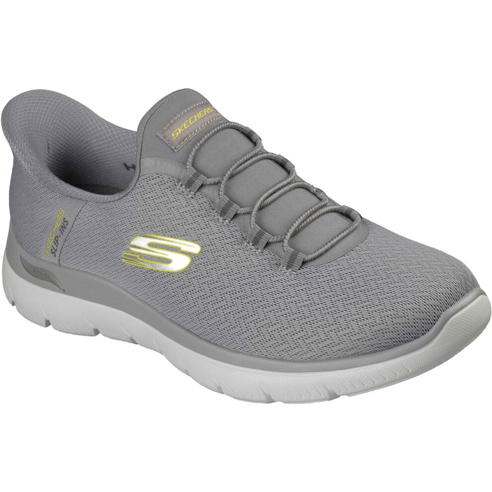Skechers (, ) Arch Fit Summits Kynor Polyester Men's Grey/Lime Trainers