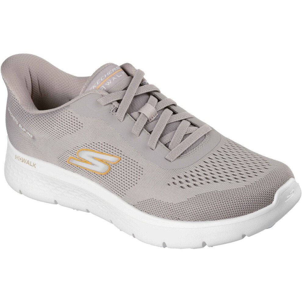 Skechers (, ) Go Walk Flex Polyester Men's Taupe Trainers