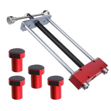 Workbench Front Inertia Vise 4pcs 19mm Bench Dogs Clamp Set with Non-Slip Silicone Pads Woodworking Clamp