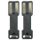 2-Pack Magnetic Aerosol Can Holder, Double-Sided Magnet, Sprayer Can Organizer for Garage, Toolbox Black 1