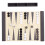 Backgammon Set for Adults, Travel Backgammon Board Game, Foldable Chess and Checkers, Outdoor Fun 1