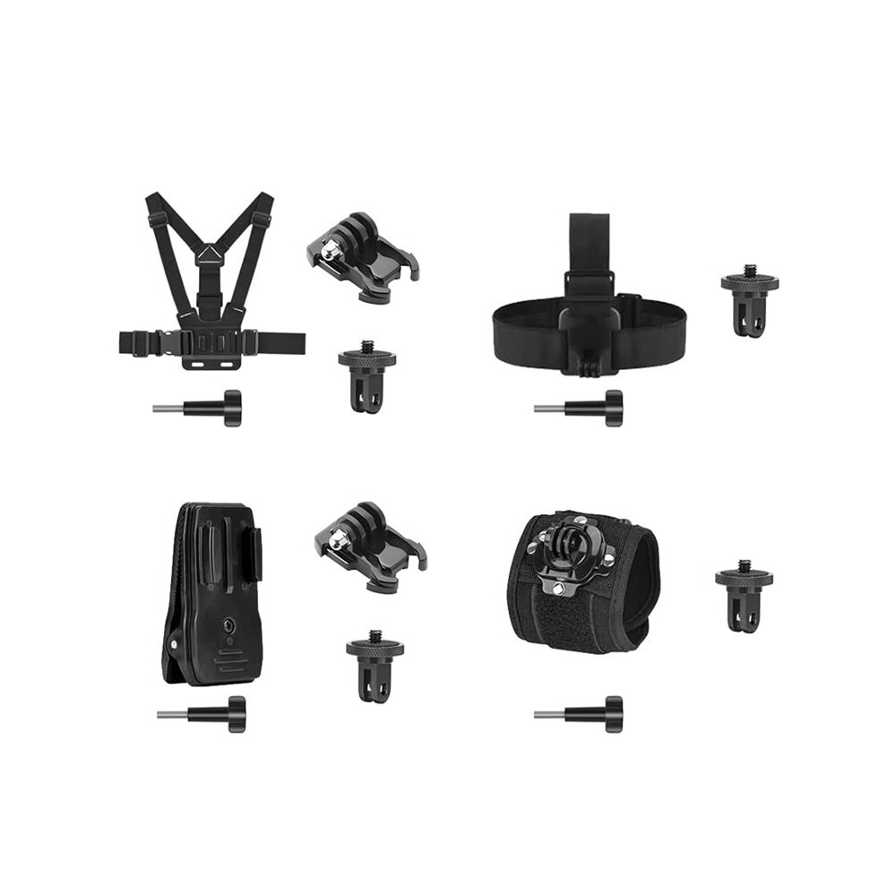 Chest Mount Strap Backpack Clip Holder Wrist Strap Accessories Kit Multiple Action Camera Mounting Accessories 4712874652129