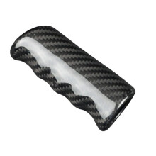 Car Handbrake Cover Handbrake Grip Handle Lever Brake Handle Cover Carbon Fiber Trim for AMG G Class W463