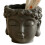 Buddha Statue Pen Holder - Home Storage Ornament for Office Desktop Grey 2