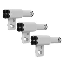 3 Stück Rohr-Erweiterungsport-Teile 4-in-1 PTFE-Adapter AMS-Verbindung 4 Zuführmodule für  X1/P1 X1C P1S P1P