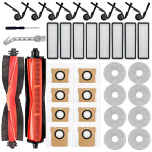 Accessories Kit for 5 Pro / OV21GL Robot Vacuum, Main Side Brush Hepa Filter Mop Pads Dust Bags Replacement Parts