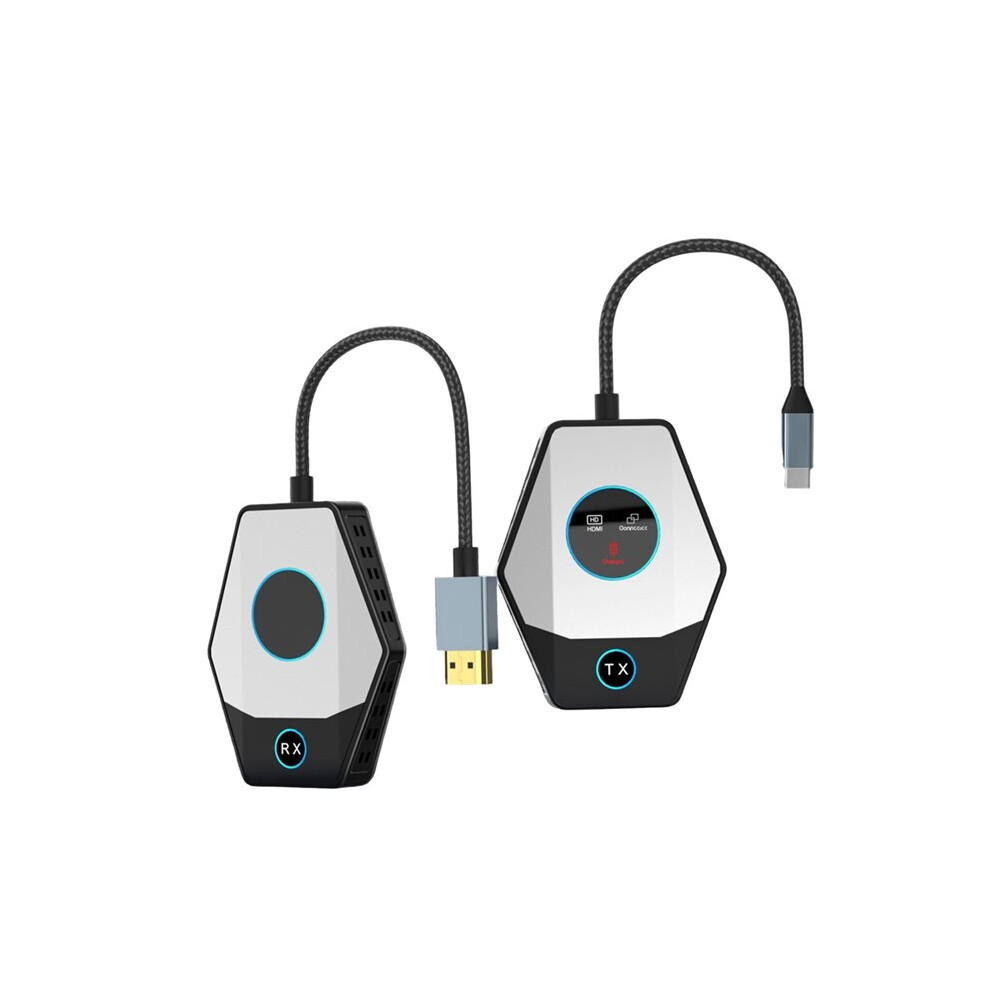 Wireless -Compatible Transmitter And Receiver,1080P Plug & For Streaming Video From Laptop, Projector, Monitor 4713140095916