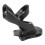 Adjustable 45 Aluminum Flag Pole Bracket, Rustproof, Black, 164g 1