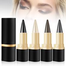 Waterproof Matte Gel Eyeliner Pencil Set, Long Lasting Smudge Proof Quick Dry Creamy Black Eyeliner (4 Pcs)