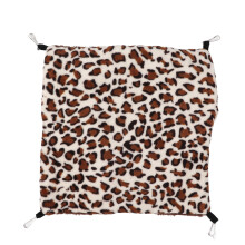 30x30cm Braune Flecken Doppellagiges Hamstertunnel Coral Arctic Fleece