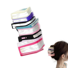 Hair Claw Clip Acrylic Book Shape Pink for Thick Hair Cute Teacher Accessory Secure Grip