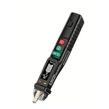 Berührungsloser Spannungsprüfer, Elektrischer Prüfstift mit LCD-Anzeige, Wechselspannungsprüfer, Leitungsprüfer, Fehlersucher
