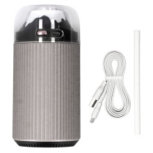 Kleiner Luftbefeuchter mit Nachtlicht, 300 ml, tragbarer Nebelzerstäuber, 2-in-1 Mini-USB-Luftbefeuchter für Auto und Büro, 5 V