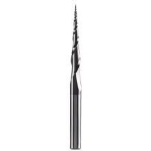 1pc 8mm Shank P2BC Carbide Taper  Nose End Mill R0.5-R2.0 for Wood Engraving R0.5