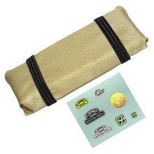 RC Simulated Tent Bag Decorate Handmade Scale Simulated Roof Luggage Tent for 1/16 1/18 1/24 RC Crawler Yellow