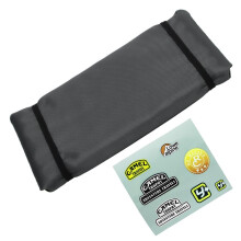 Decorative Luggage Bag for RC Crawler Cars, Fits 1/10/8 Scale Models Like MJX SCX10 TRX4 Grey
