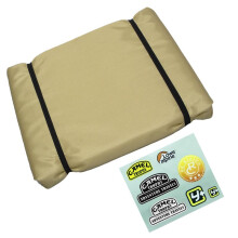 Simulated Roof Tent Bag for 1/8 1/10 RC Crawler Car TRX4 SCX10 90046 RC4WD Yellow