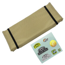 Decorative Luggage Bag for RC Crawler Cars, Fits 1/10/8 Scale Models Like MJX SCX10 TRX4 Yellow