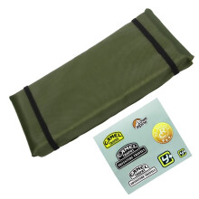 Decorative Luggage Bag for RC Crawler Cars, Fits 1/10/8 Scale Models Like MJX SCX10 TRX4 Green