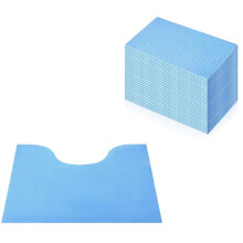 30pcs Disposable Toilet Mats Non-Slip Toilets Floor Protector From Urine Absorbent Toilet Floor Mat U Shaped Toilets Mat