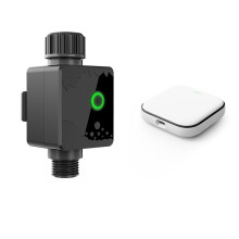 Minuterie D'Arrosage Intelligente Tuya avec Télécommande, Vanne D'Arrosage à 1 Sortie, Système D'Irrigation Intelligent pour Arroseur de Jardin