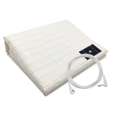 68x132cm Grounding Bed Sheet Natural Wellness and Healthy Earth Skin Friendly Comfortable Enhance Sleep Quality UK Plug