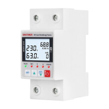 TUYA 63A AC 220V WiFi Earth Leakage over Under Voltage Protector Relay Energys Meter KWh Timer