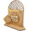 Ramadan adventskalender van hout, 20x15 cm 1
