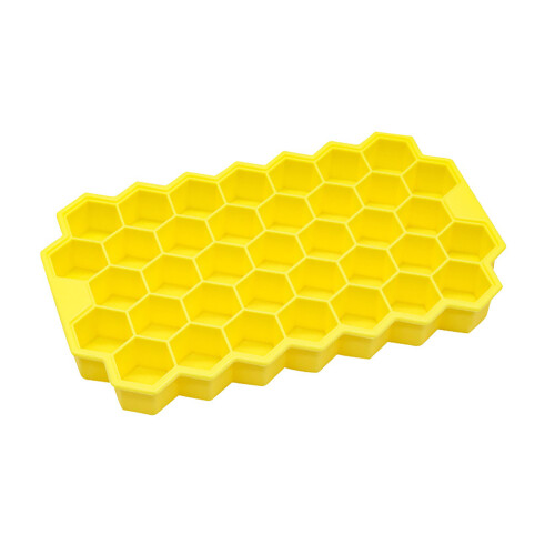 Silikon-Eiswürfelform mit luftdichtem Deckel, 37 Fächer