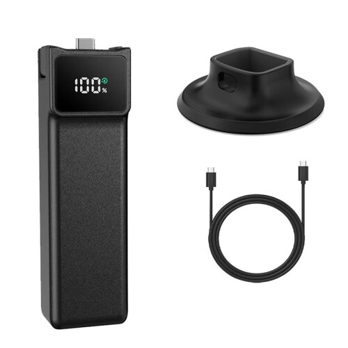 For  Osmo Pocket 3/4 Battery Handle with Base Built-in 5000mAh Extra Battery Accessories Original Replacement