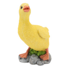 Adorno de pato de resina para el hogar y el jardín.
