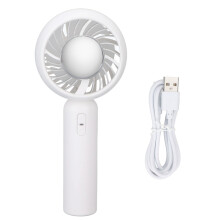 Bærbar iskølende håndholdt ventilator, 3 hastigheder, 2000mAh