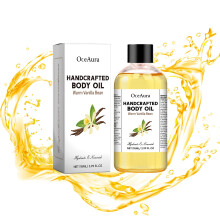 Warm Vanilla Moisturizing Body Oil for Dry Skin with Avocado Oil, Deep Hydration, 3.99 fl oz