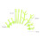 Baby Bottle Drying Rack with Adjustable Branches, Compact Countertop Stand, Green 5