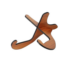 Foldable Wooden Violin Stand for 3/4 Violin and Ukulele, Compact Upright Display with Stable Support